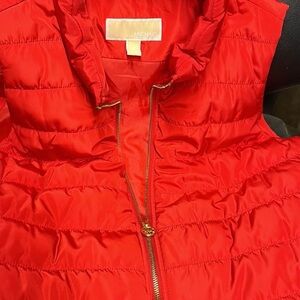 Michael Kors Red Vest -Like New